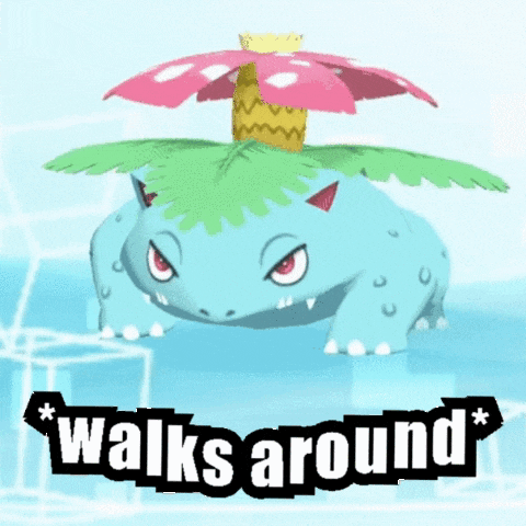 Venusaur Walks Around GIF