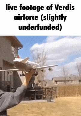 Verdis Air Force GIF. This 270 x 388 animated GIF is part of our funny airplane collection. Created by del. View the original animation, share it, or browse…
