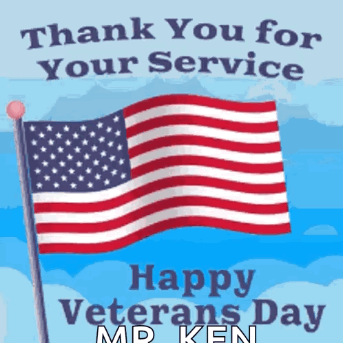Veterans Day 2023 GIF. This 498 x 498 animated GIF is part of our happy veterans day 2024 collection. Created by lSimMons6. View the original animation…
