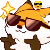 Vicksy Fox Sticker