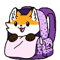 Vicksy Fox Sticker