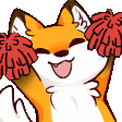 Vicksy Fox Sticker