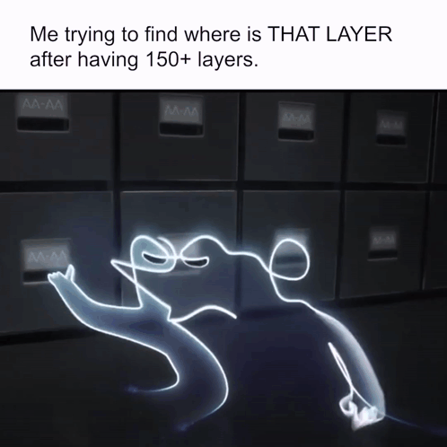 Video Editing 150 Layers GIF