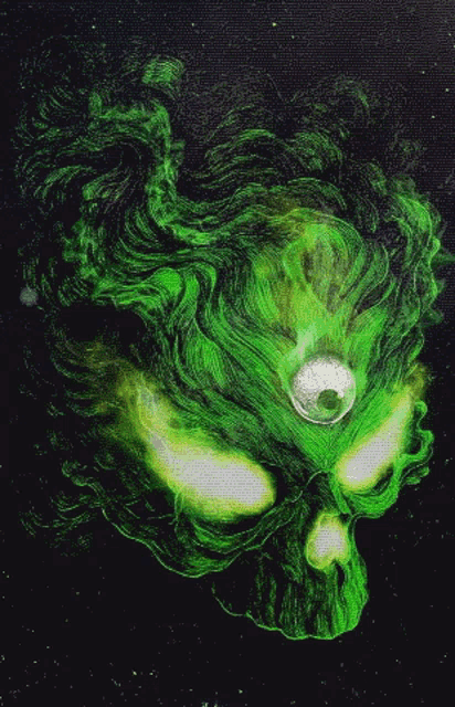 Vile Sound Wave Skull GIF