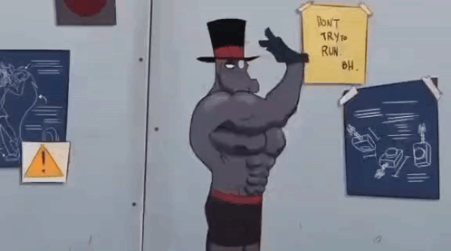 Villanous Black Hat GIF