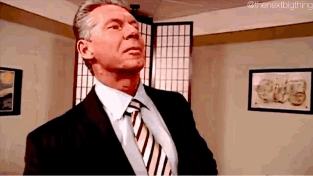 Vince Mc Mahon Spray GIF