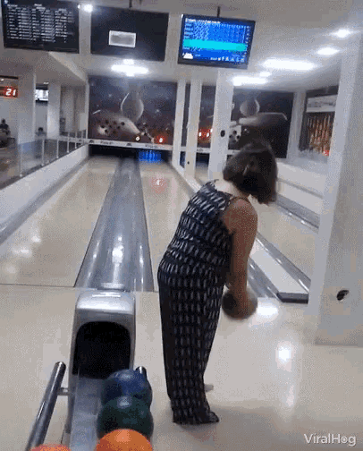 Viralhog Bowling GIF