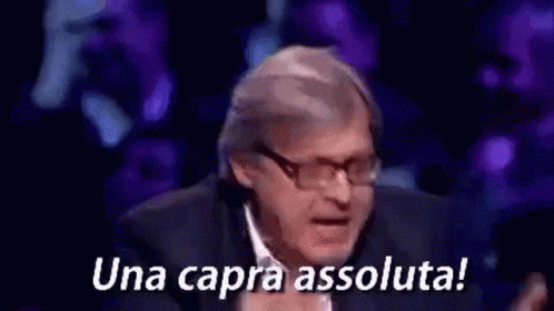 Vittorio Sgarbi Una Capra Assoluta GIF. This 498 x 280 animated GIF is part of our sgarbi collection. Created by CVinsci. View the original animation, share…
