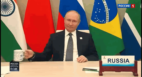 Vladimir Putin Coffee GIF