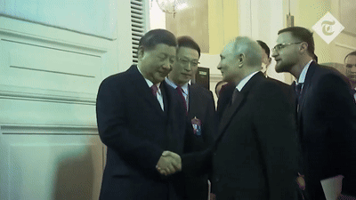 Vladimir Putin Xi Jinping GIF