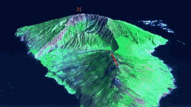 Volcano Landslide GIF
