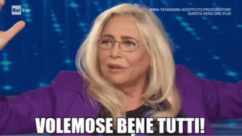 Volemose Bene Tutti Mara Venier GIF