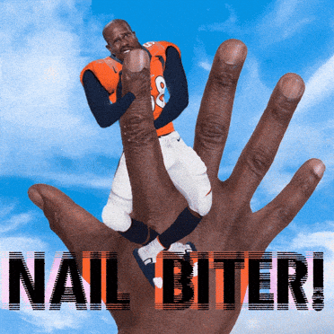 Von Miller Nail Biter GIF