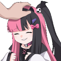 Vtuber Vtuber Headpat Sticker