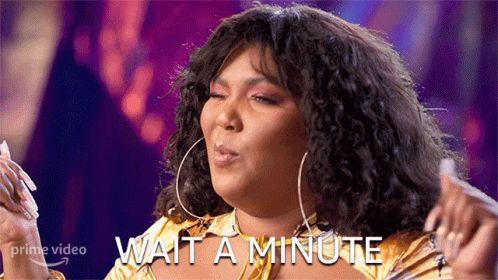 Wait A Minute Lizzo GIF
