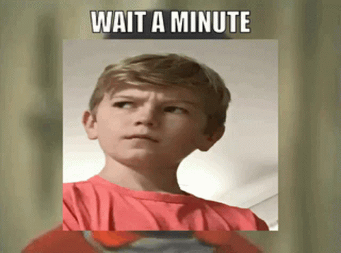 Wait A Minute What You Talking Bout GIF