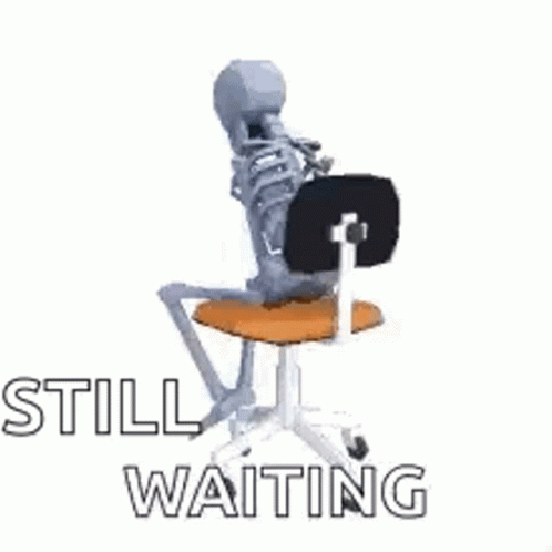 Waiting For Help Waiting GIF. This 498 x 498 animated GIF is part of our jeopardy music collection. Related themes include skeleton, waiting. Created by…