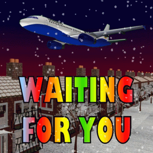 Waiting For You Have A Good Landing GIF