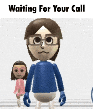 Waiting For Your Call Wii Play GIF