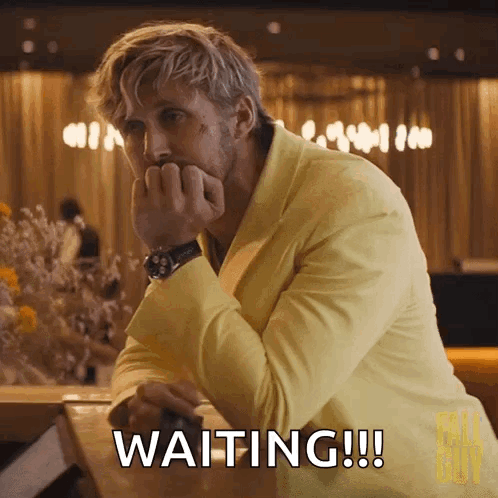 Waiting Patiently The Fall Guy GIF