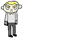Walk Away Animation Sticker