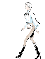 Walk Cycle Pixie Sticker