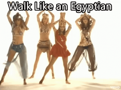 Walk Like An Egyptian Egyptian GIF