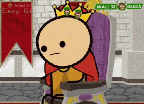 Wallstreetbulls Wallstbulls GIF. This 498 x 359 animated GIF is part of our cyanide and happiness clapping king collection. Created by Chioreyu. View the…