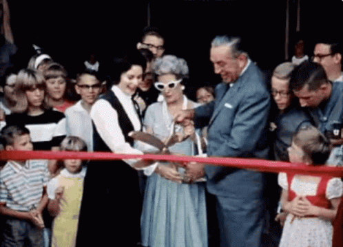 Walt Disney GIF. This 498 x 359 animated GIF is part of our cutting ribbon collection. Created by ThisGuyFawkes. View the original animation, share it, or…