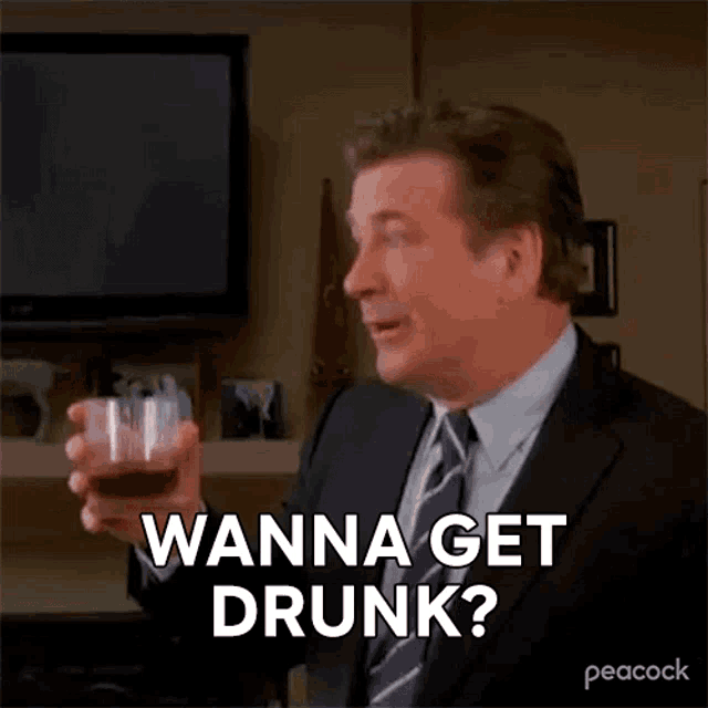 Wanna Get Drunk Jack Donaghy GIF