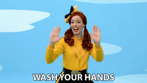 Wash Your Hand Emma Watkins GIF. This 498 x 280 animated GIF is part of our lavado de manos collection. Created by thewiggles. View the original animation…