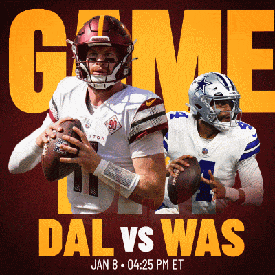 Washington Commanders Vs. Dallas Cowboys Pre Game GIF