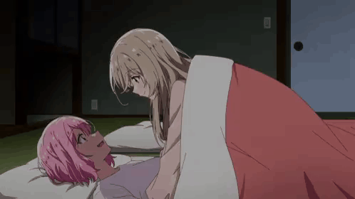 Watanare Ajisai-san Cuddles Renako GIF