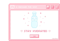 Water Hydrate Sticker