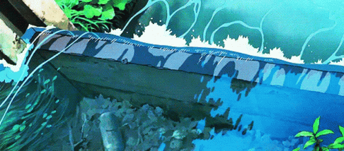 Water Waterfall GIF. This 498 x 219 animated GIF is part of our thanks for watching in water collection. Related themes include aesthetic, anime, water…
