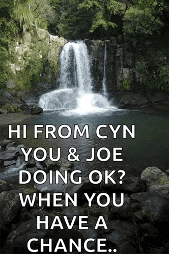 Waterfall Nature GIF