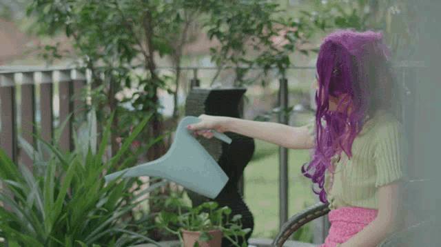 Watering Ariela GIF