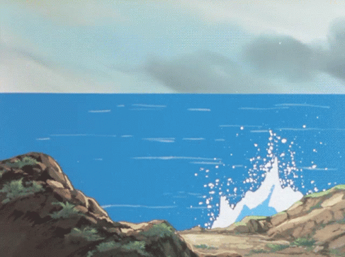 Waves Beach GIF