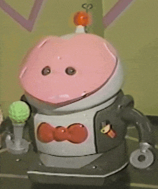 Waving 80s GIF