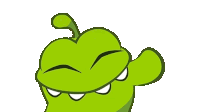 Waving Om Nom Sticker