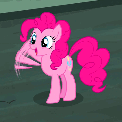 Waving Pinkie Pie GIF