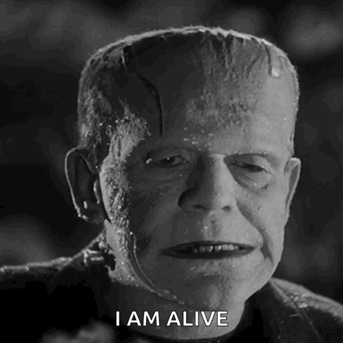Waving The Monster GIF