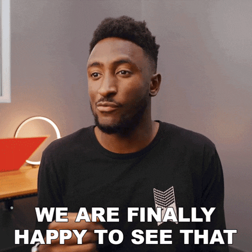 We Are Finally Happy To See That Marques Brownlee GIF