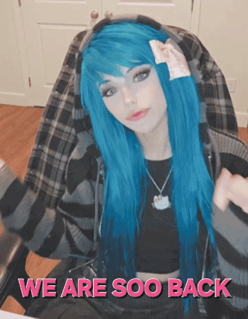 We Are So Back Scene Girl GIF