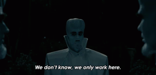 We Dont Know We Only Work Here Kanamits GIF. This 498 x 242 animated GIF is part of our george takei oh my collection. Created by paramountplus. View the…