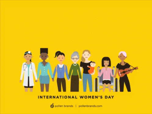 We Stand Strong International Womens Day GIF