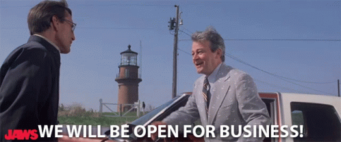 We Will Be Open For Business Well Be Open GIF