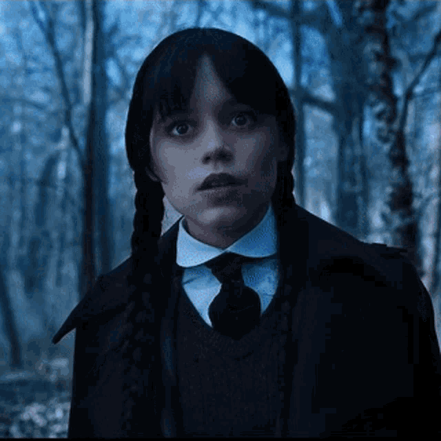 Wednesday Addams Jenna Ortega GIF