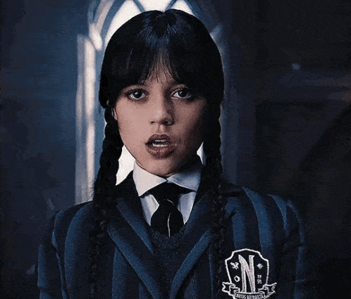 Wednesday Talking GIF