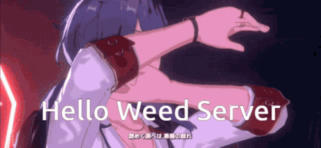 Weed Server Niki Shiina GIF